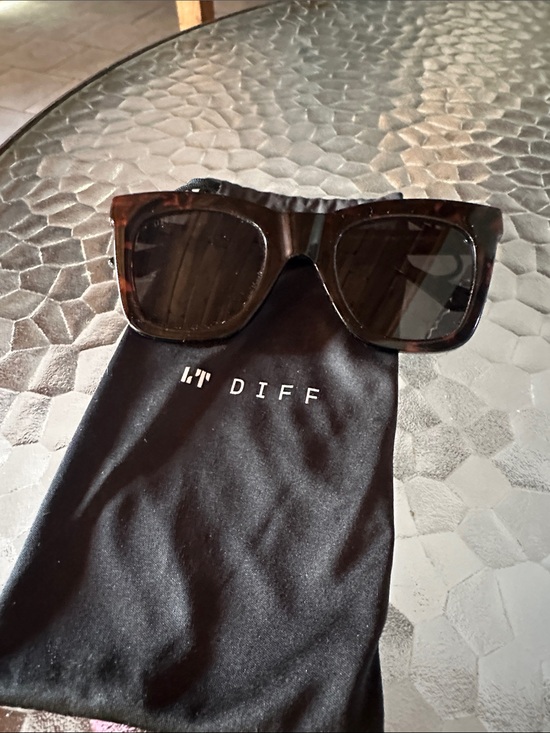 Diff Eyewear Accessories - Diff Eyewear Tortoiseshell Brown Sunglasses